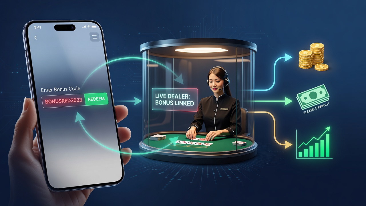 Live-Dealer-Tische mit mobiler Bonuscode-Integration und Auszahlungsoptionen
