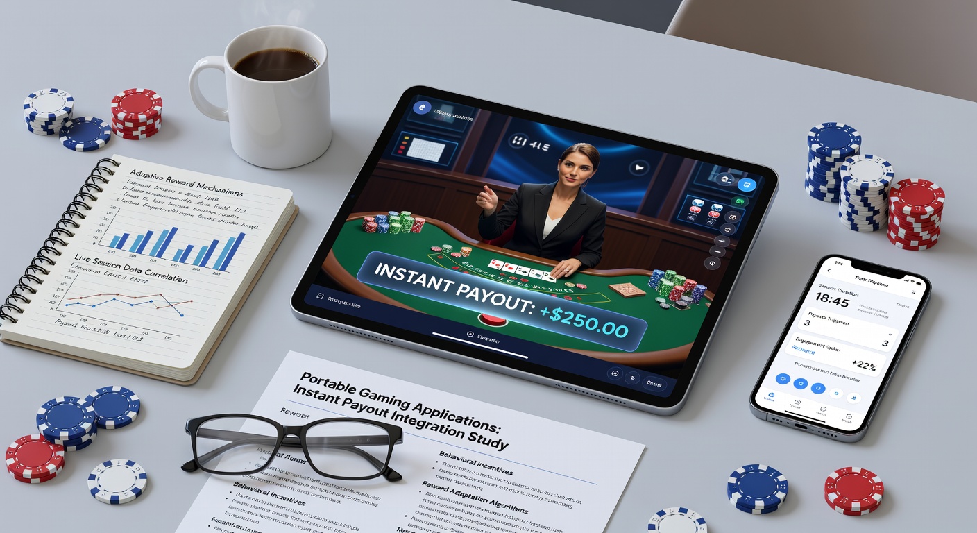 Mobile Gaming-App mit Live-Casino-Elementen und adaptiven Belohnungssystemen