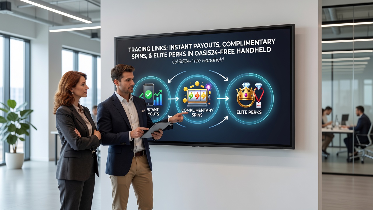 Detailed view of interconnected casino features including loyalty perks, free spins activation and rapid payout confirmation in a handheld app