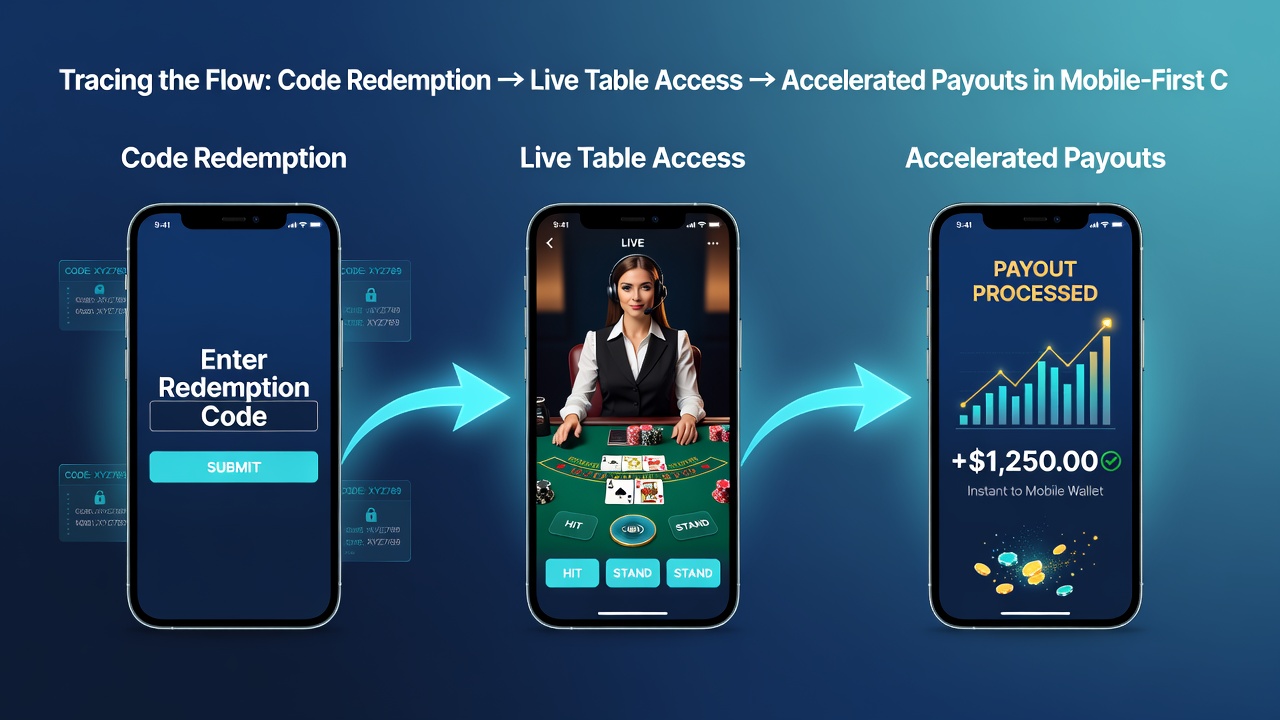Darstellung der Verbindungen zwischen mobilen Bonusprozessen Live-Dealer-Sessions und schnellen Auszahlungen in Casino-Apps